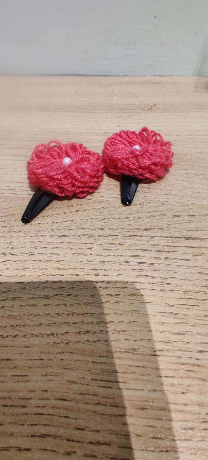Woolen Hair Clip Set of 2